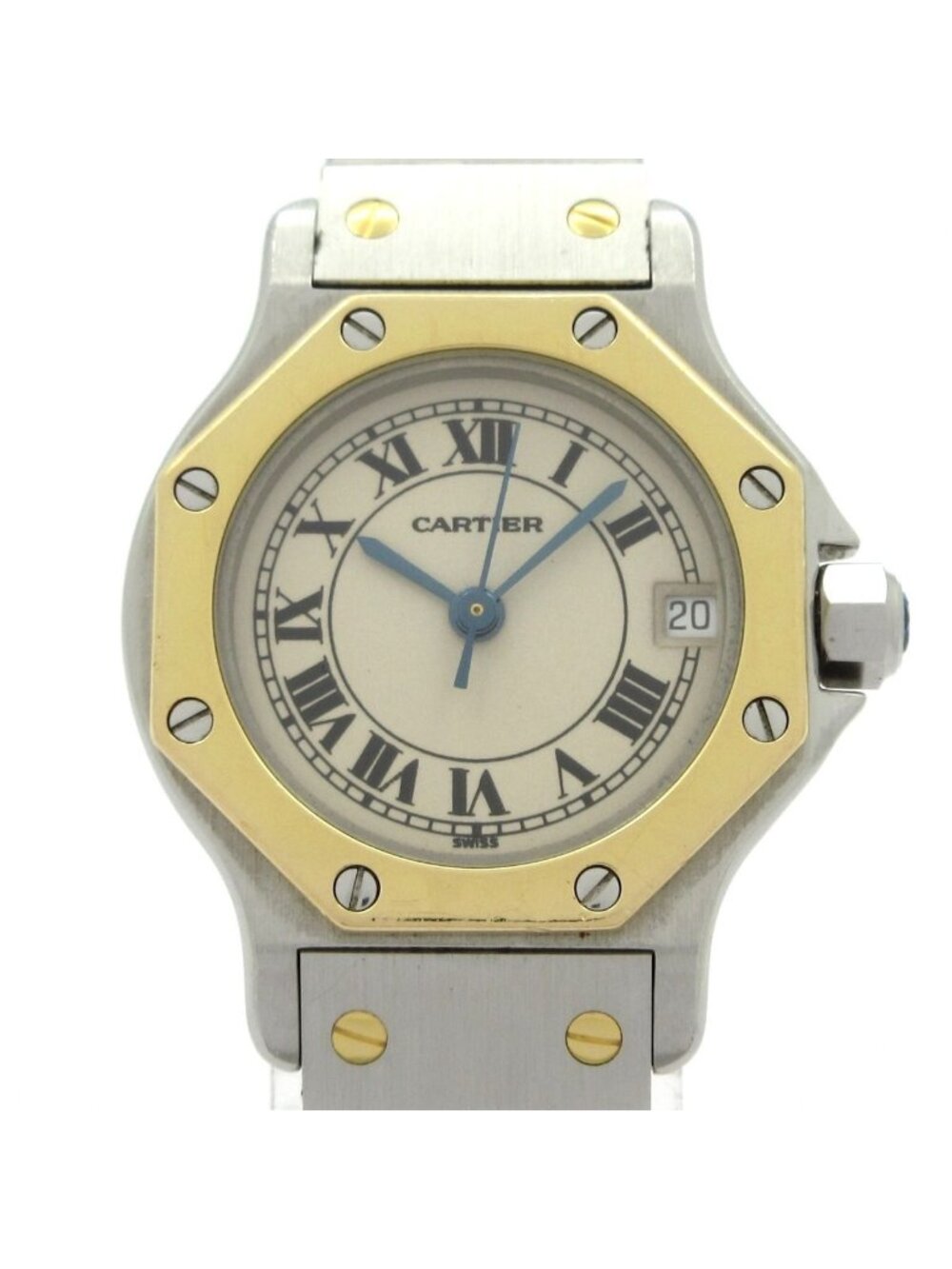 Cartier Watch Santos Octagon Ivory